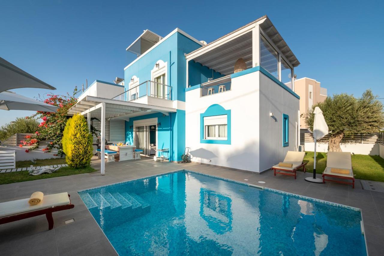 Seabreeze Villa - With Jacuzzi & Heated Pool Mastichari  Exterior photo